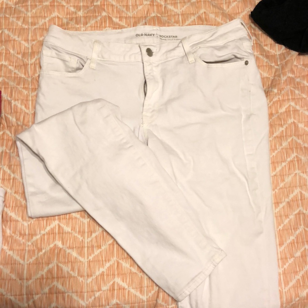 Old navy rockstar skinny mid rise jeans